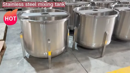 Xiangsheng 600L ステンレススチール製ミキシングタンク 肉攪拌貯蔵タンク