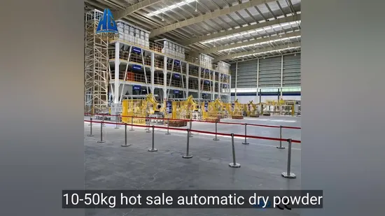 設備の整った石膏、タイル接着剤、モルタル、パテモルタル生産ライン長寿命強度工場