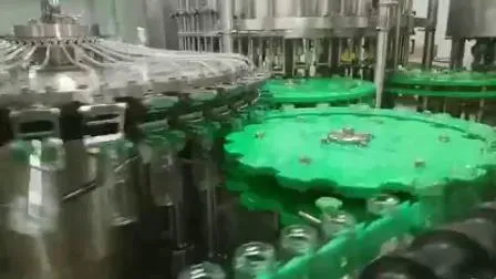 自動飲料充填機ライン、ガラス瓶水ジュースビールワイン充填包装機