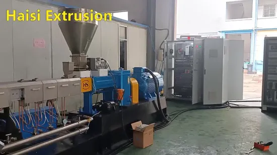 TPE TPR EVA PEコンパウンド製造ホットメルト水中ペレット化ライン
